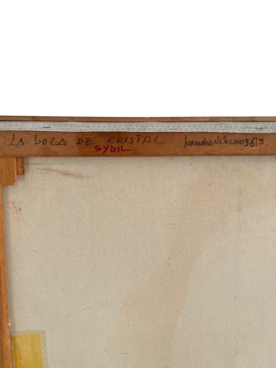 Leandro Velasco, 1973 Óleo sobre lienzo Retrato de mujer voluptuosa en venta 1