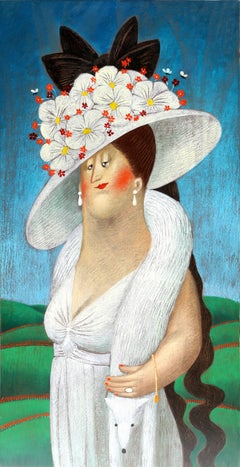 Ready for Easter, Contemporary Oil Painting on Canvas by Leandro Velasco
