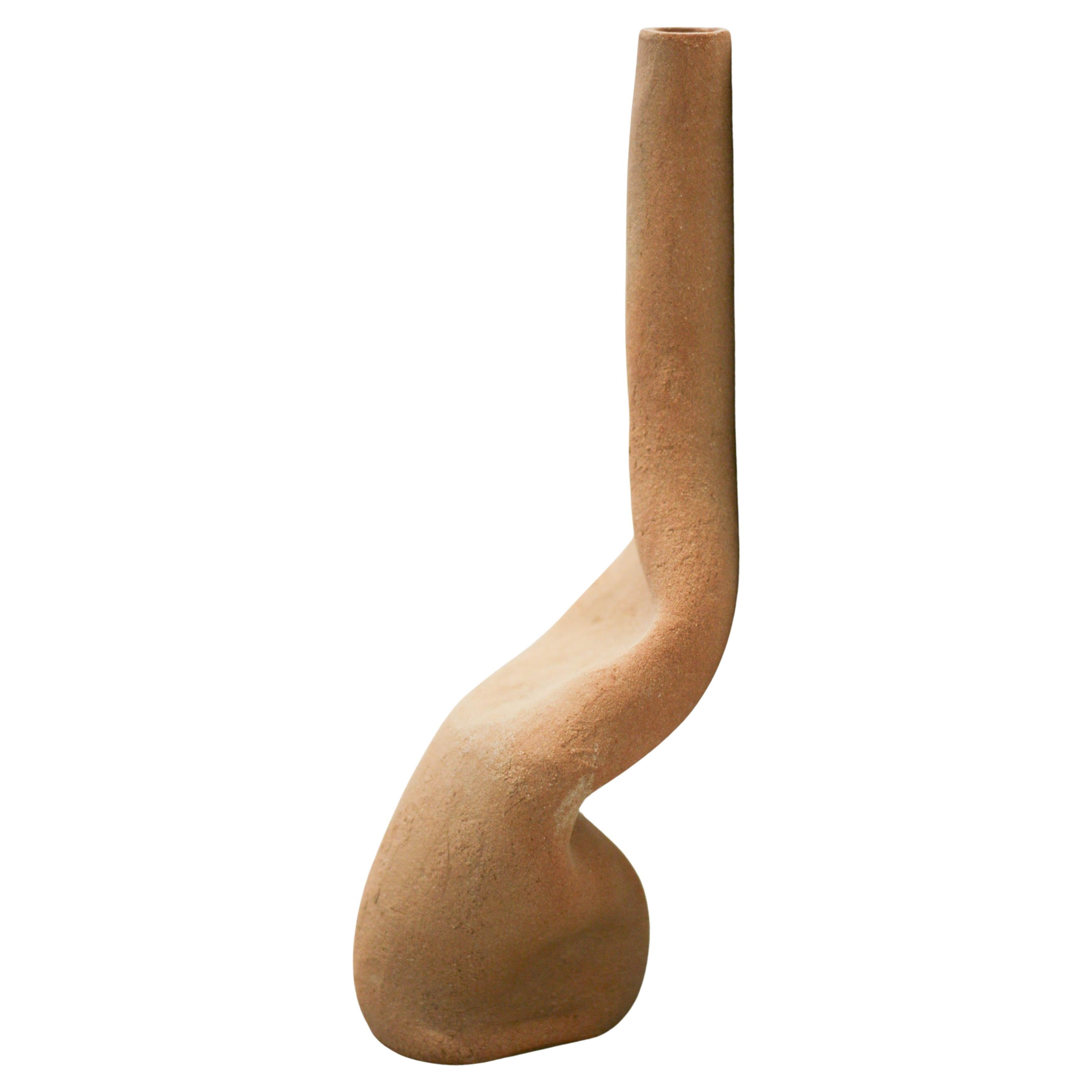 Leaning Against The Wall I Decorative Ceramic Vase by Lillian Tørlen