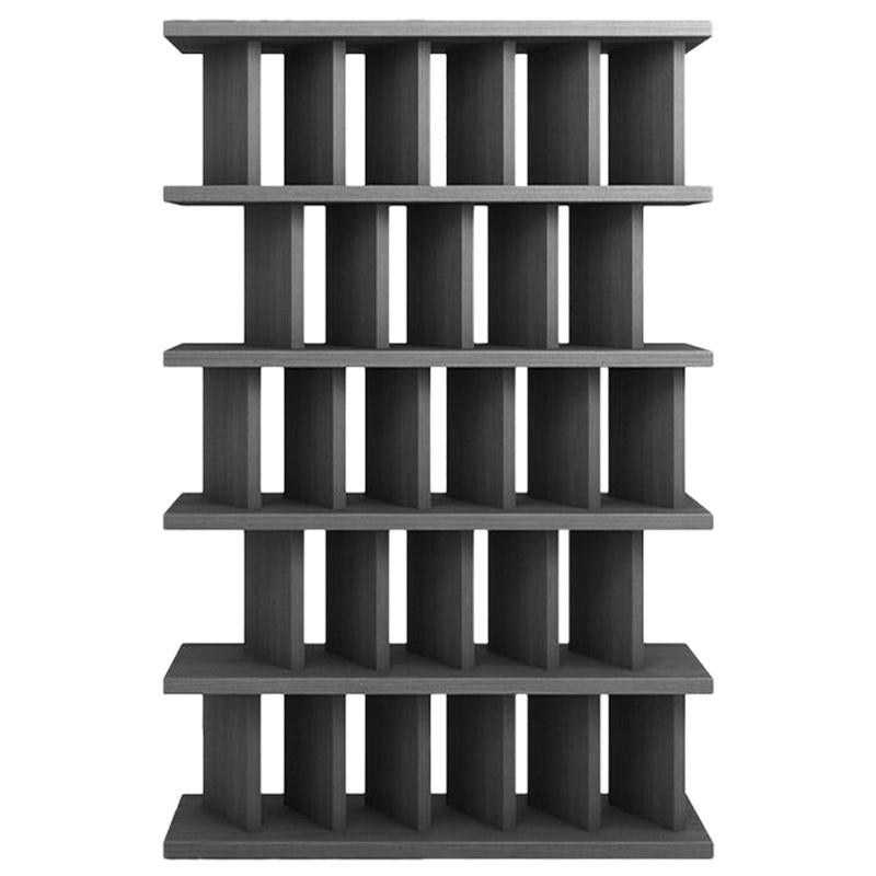 Leap Bookshelf Dark Grey by Frank Chou