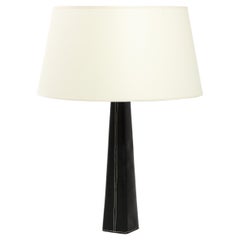 Learthe Covered Table Lamp by Metalarte, Spain 1970's