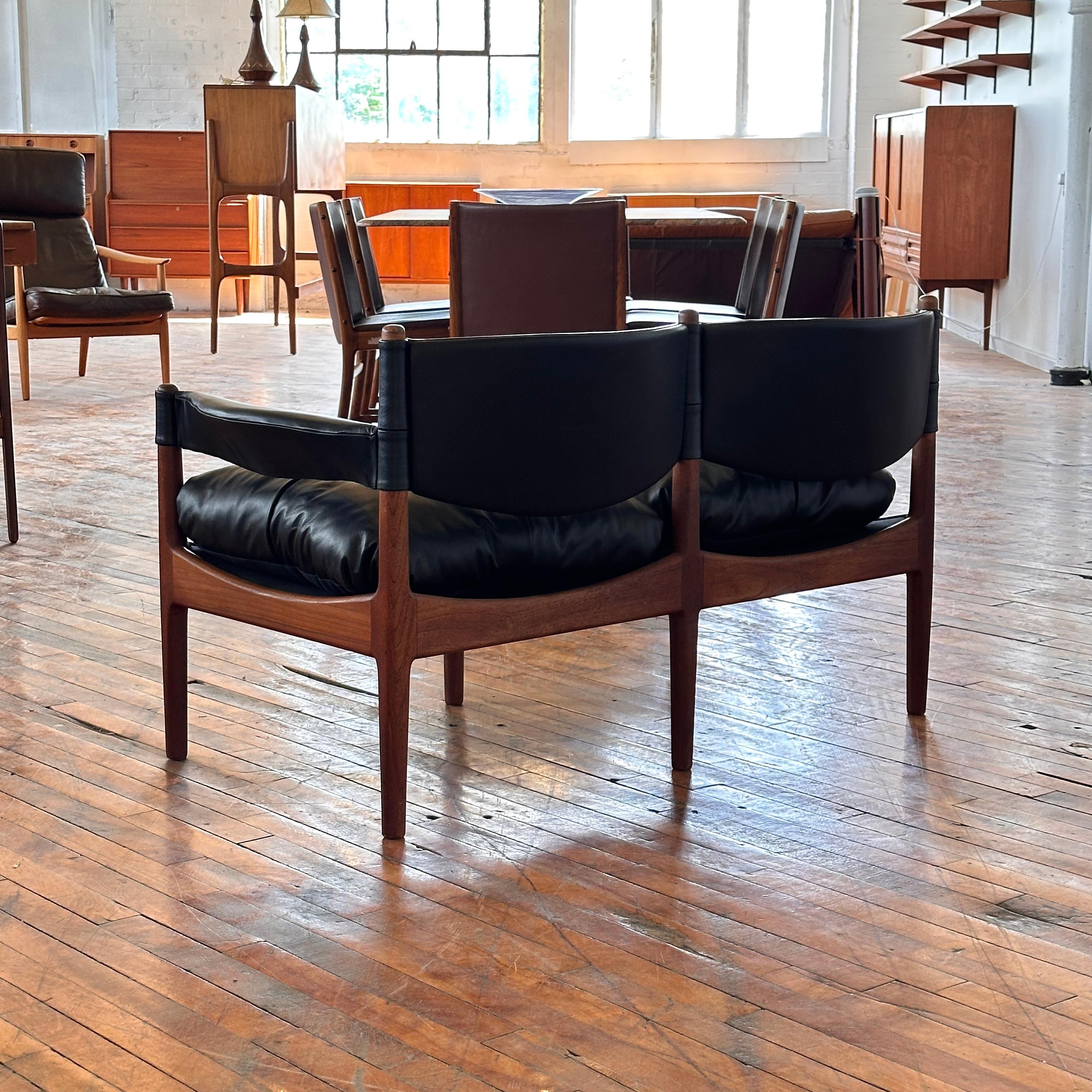 Leather 2-Seater ‘Modus’ Sofa by Kristian Vedel 4