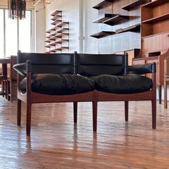 Leather 2-Seater ‘Modus’ Sofa by Kristian Vedel