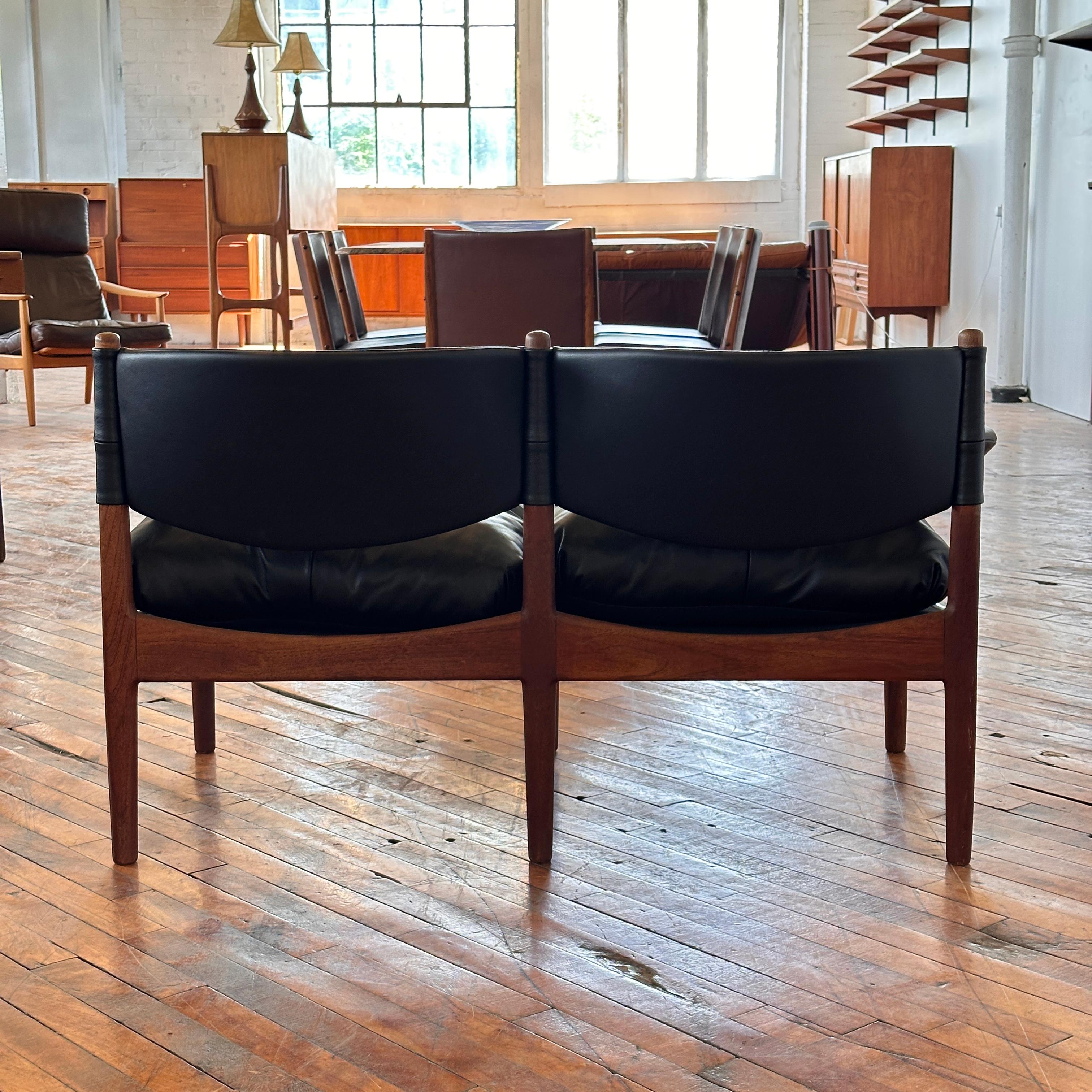 Leather 2-Seater ‘Modus’ Sofa by Kristian Vedel 3