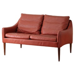Leather 2-Seater Sofa by Hans Olsen