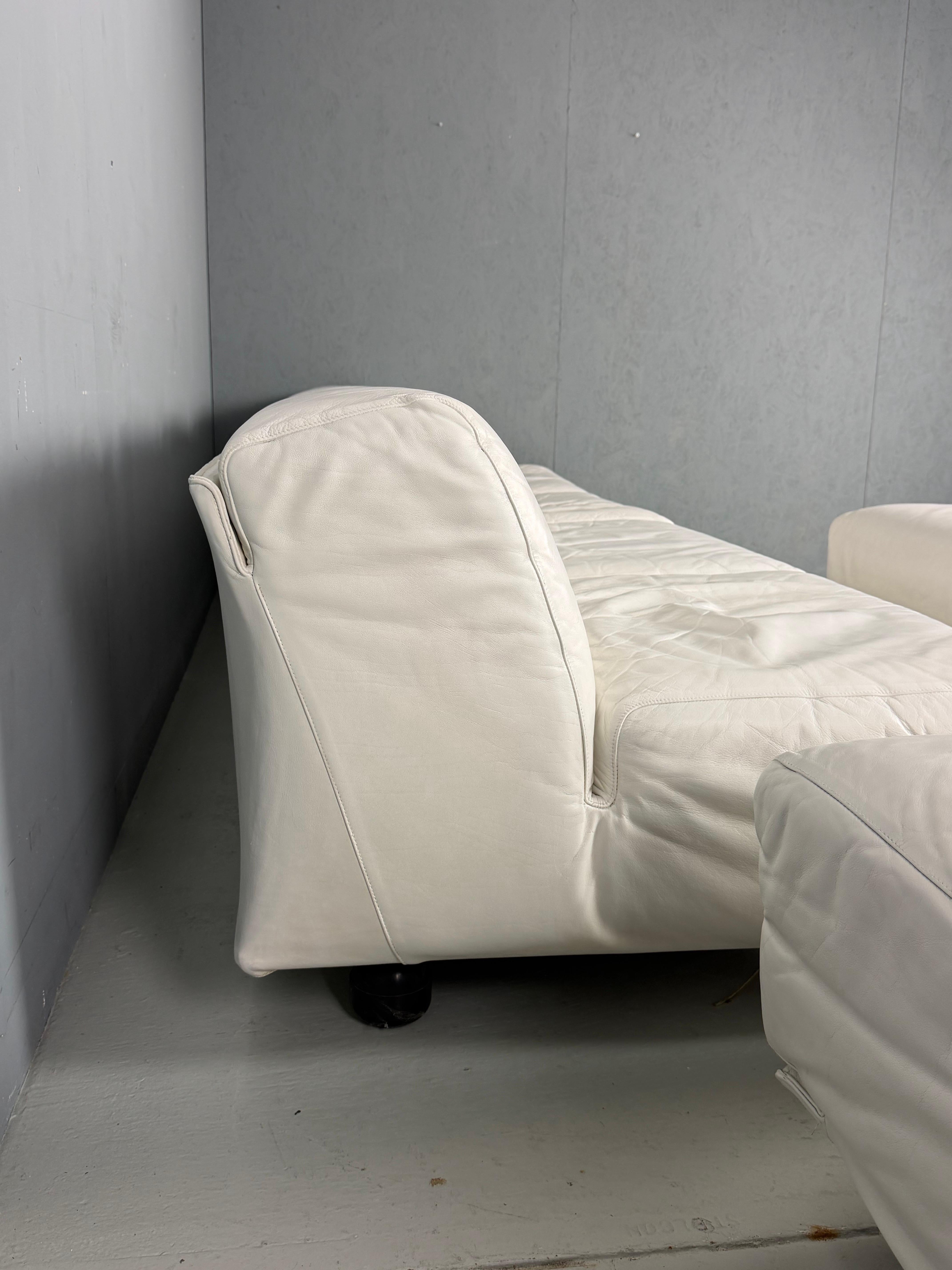 Canapé 5 places en cuir 