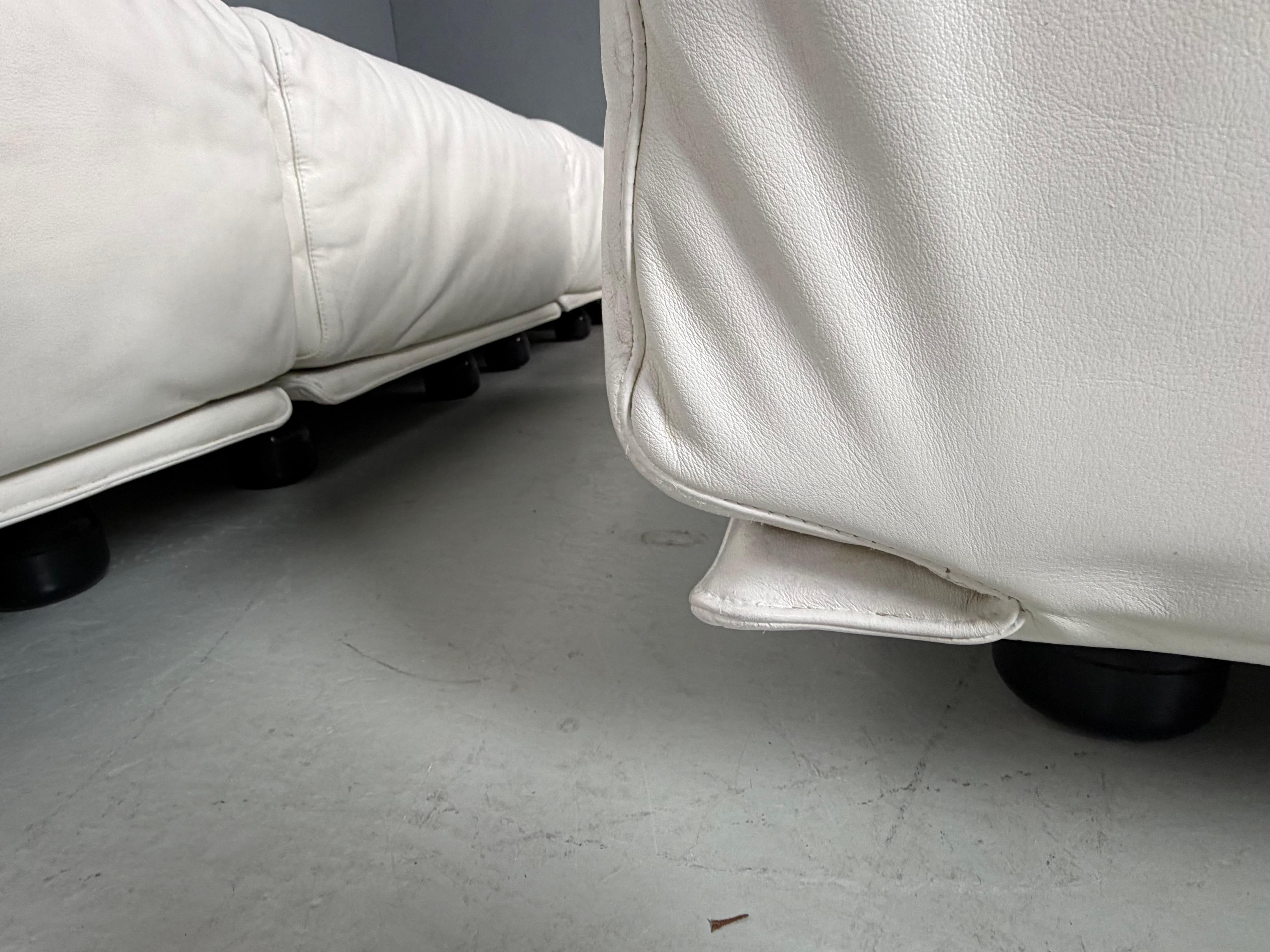 Canapé 5 places en cuir 