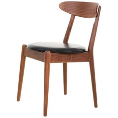 Leather and Ashwood Dining Chair, Louisiana