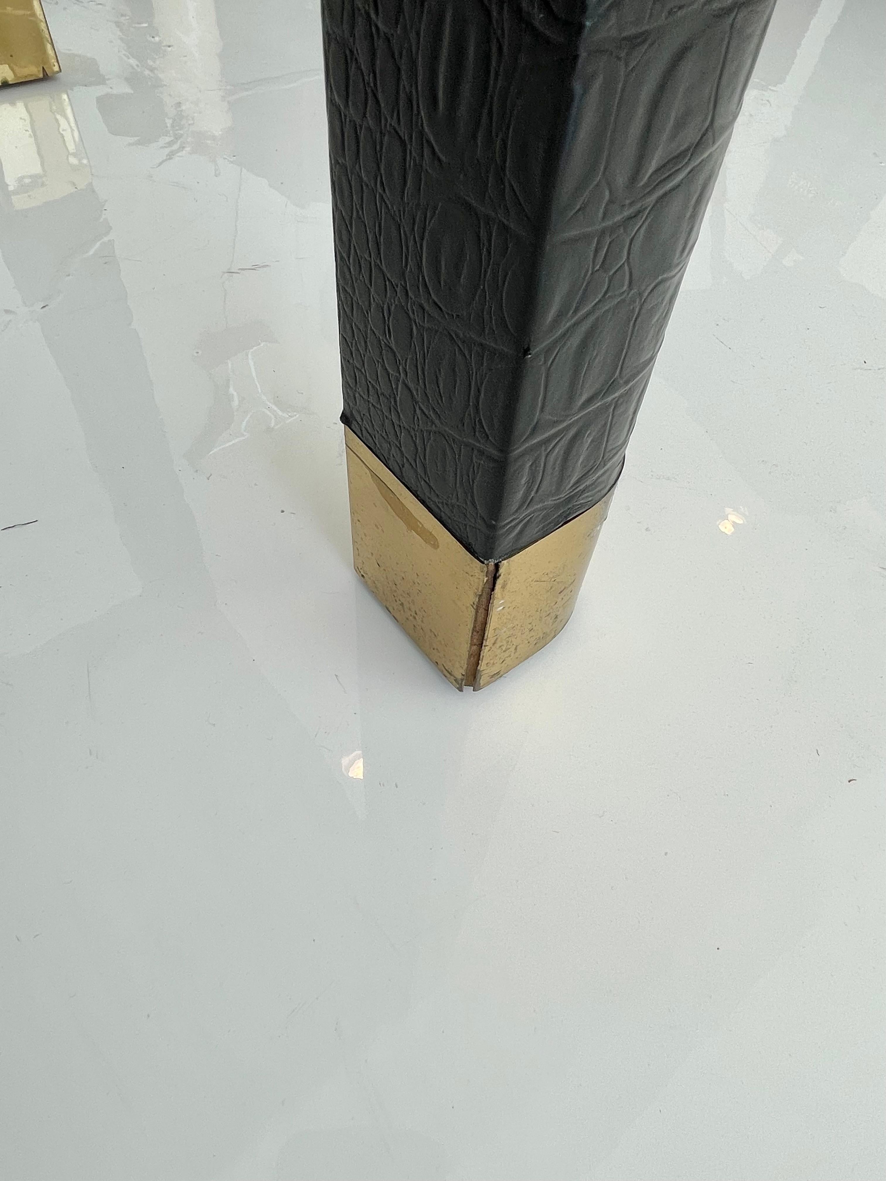 Leather and Brass Backgammon Table 11