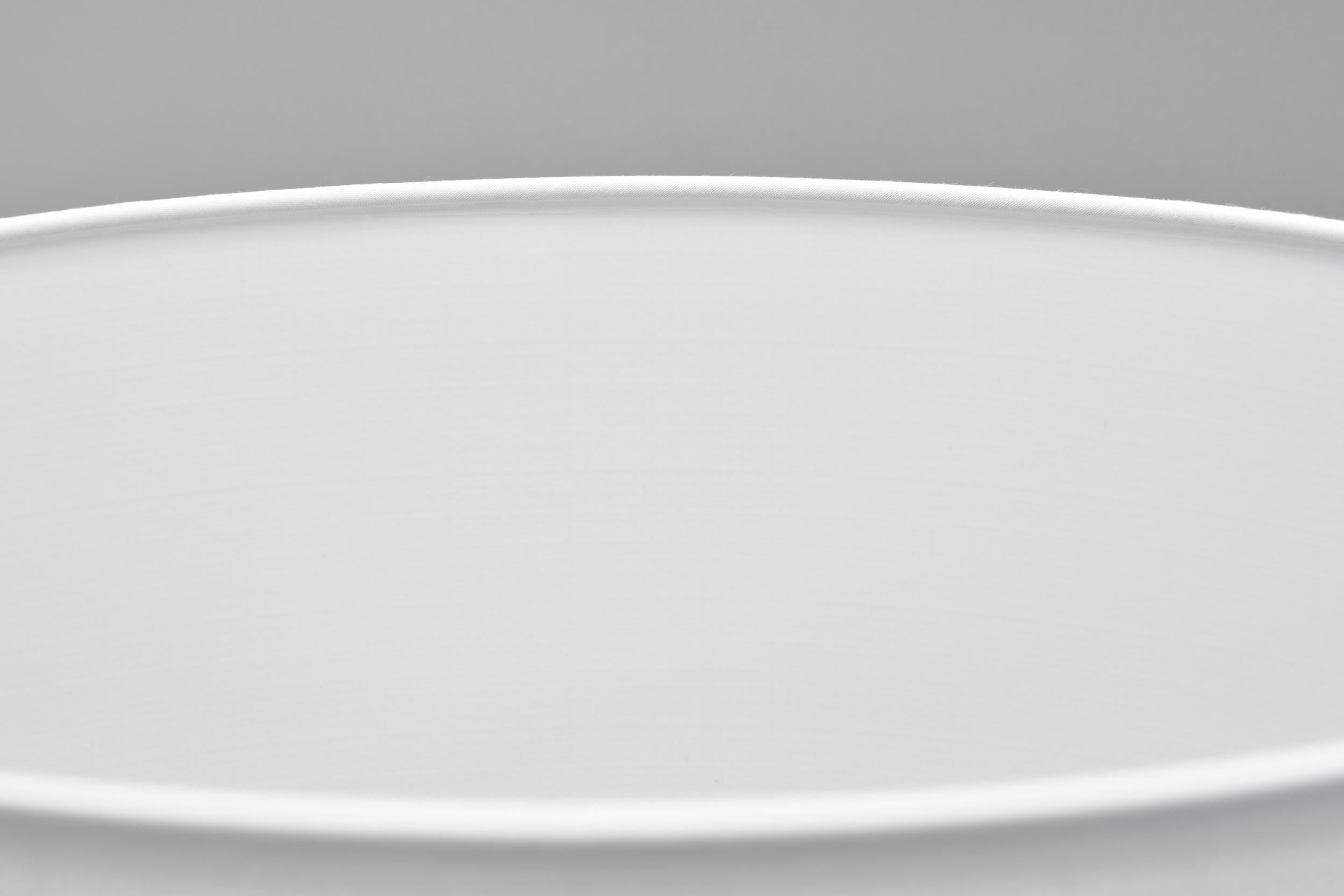 Lampada da terra in pelle e ottone di Hans Bergström (Attr.), Svezia Metà del XX secolo in vendita 4