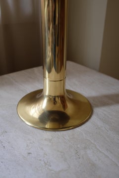 Leather and Brass Table Lamp Model B204 by Hans-Agne Jakobsson