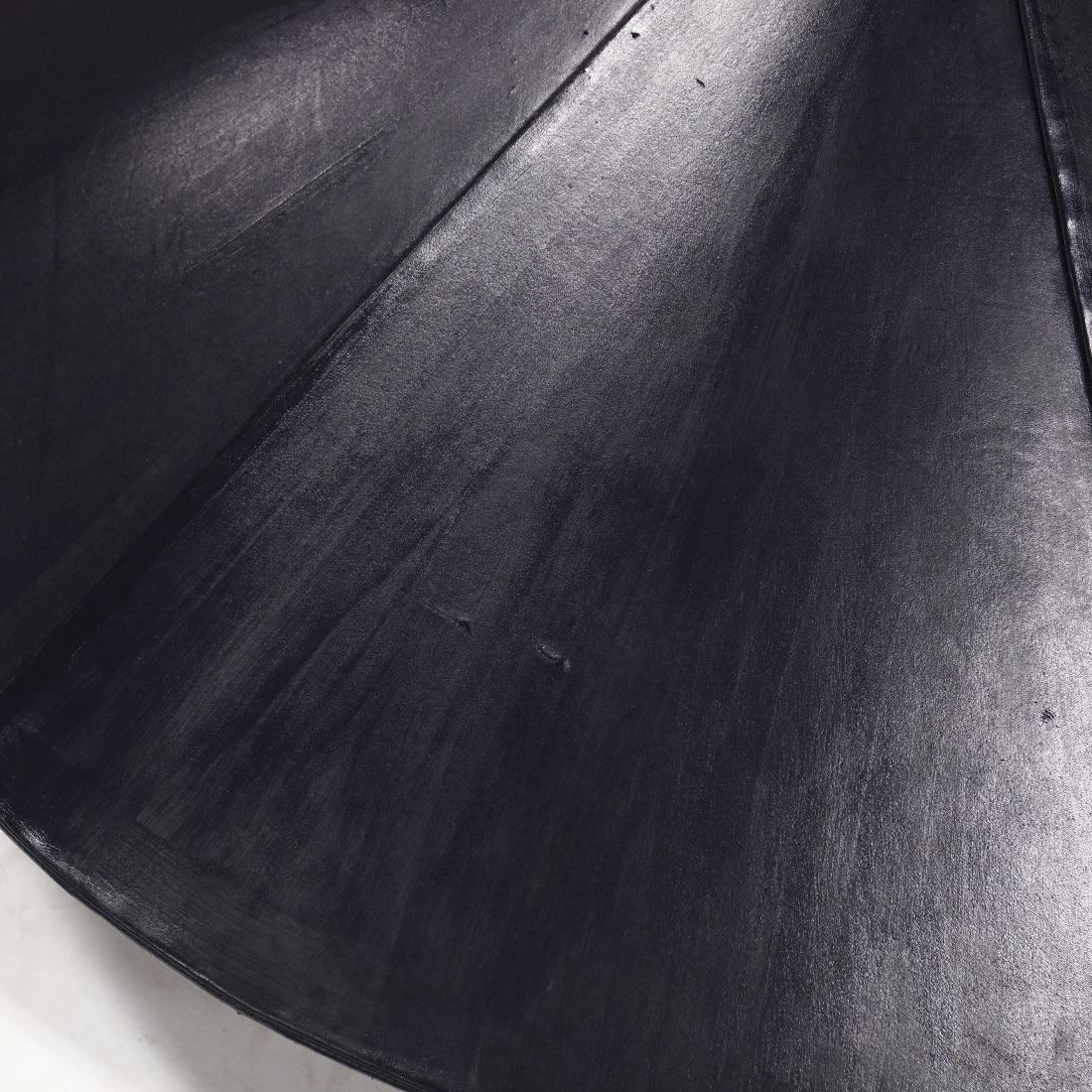 Table basse en cuir et chrome de Stanley Jay Friedman Bon état - En vente à New York, NY