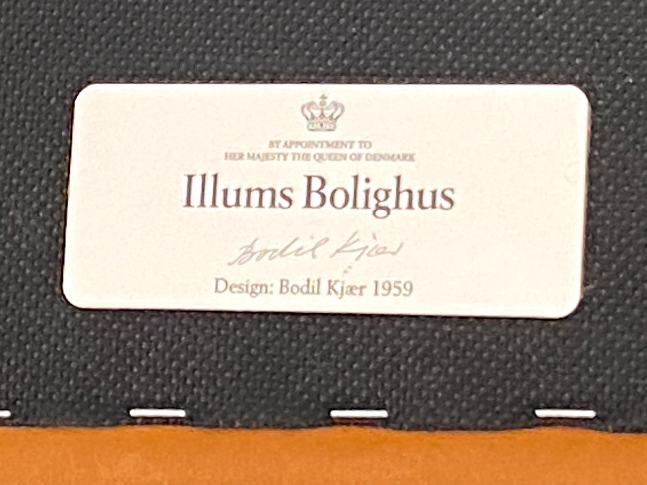 Leather and Chrome Daybed by Bodil Kjaer for Illums Bolighus For Sale 4