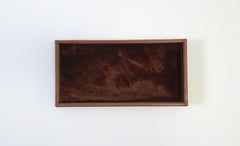 French Leather Hide Jewelry Tray