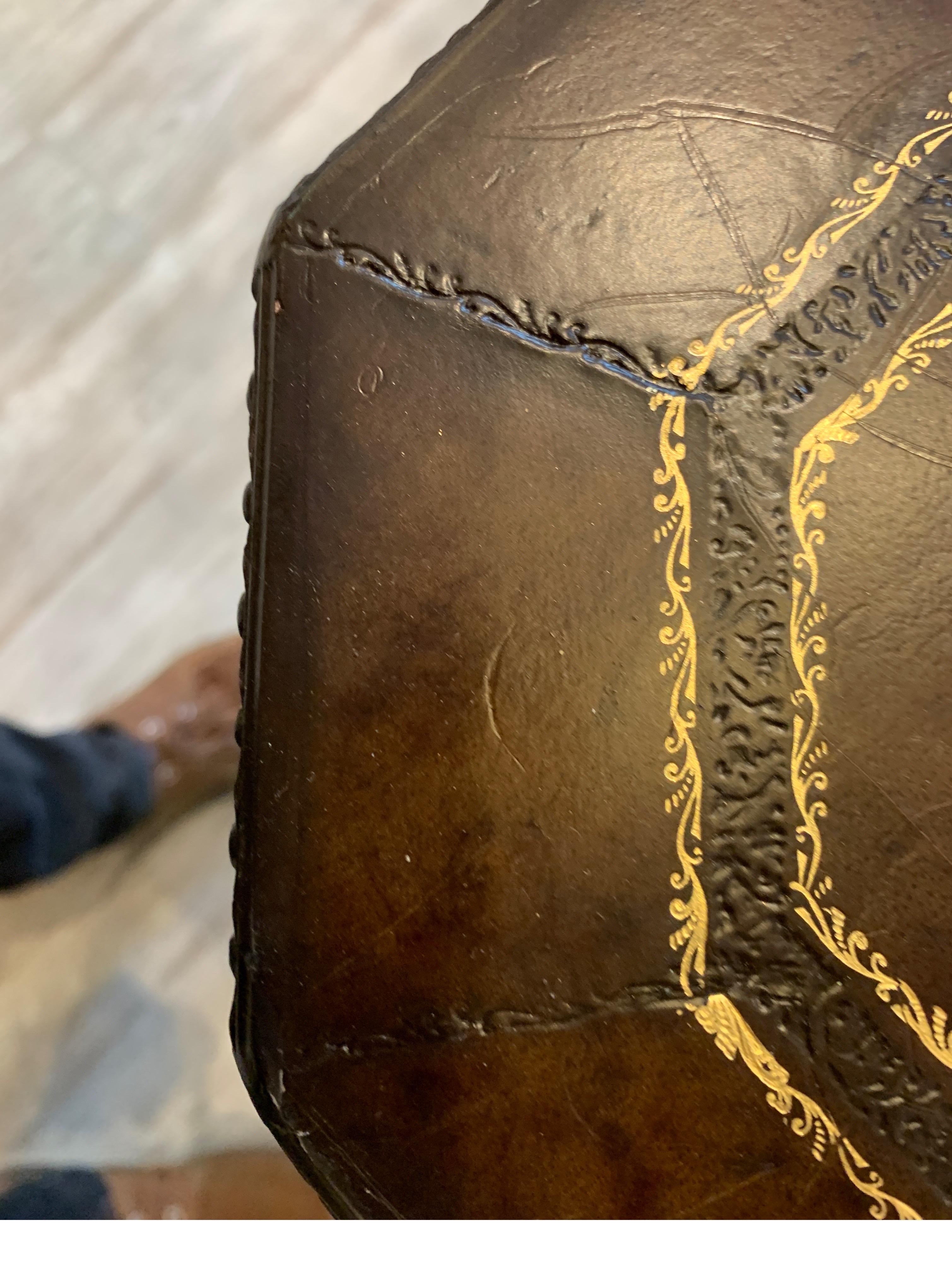 Metal Leather and Iron Console Writing Desk with Chair