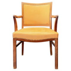 Leather and Oak Armchair