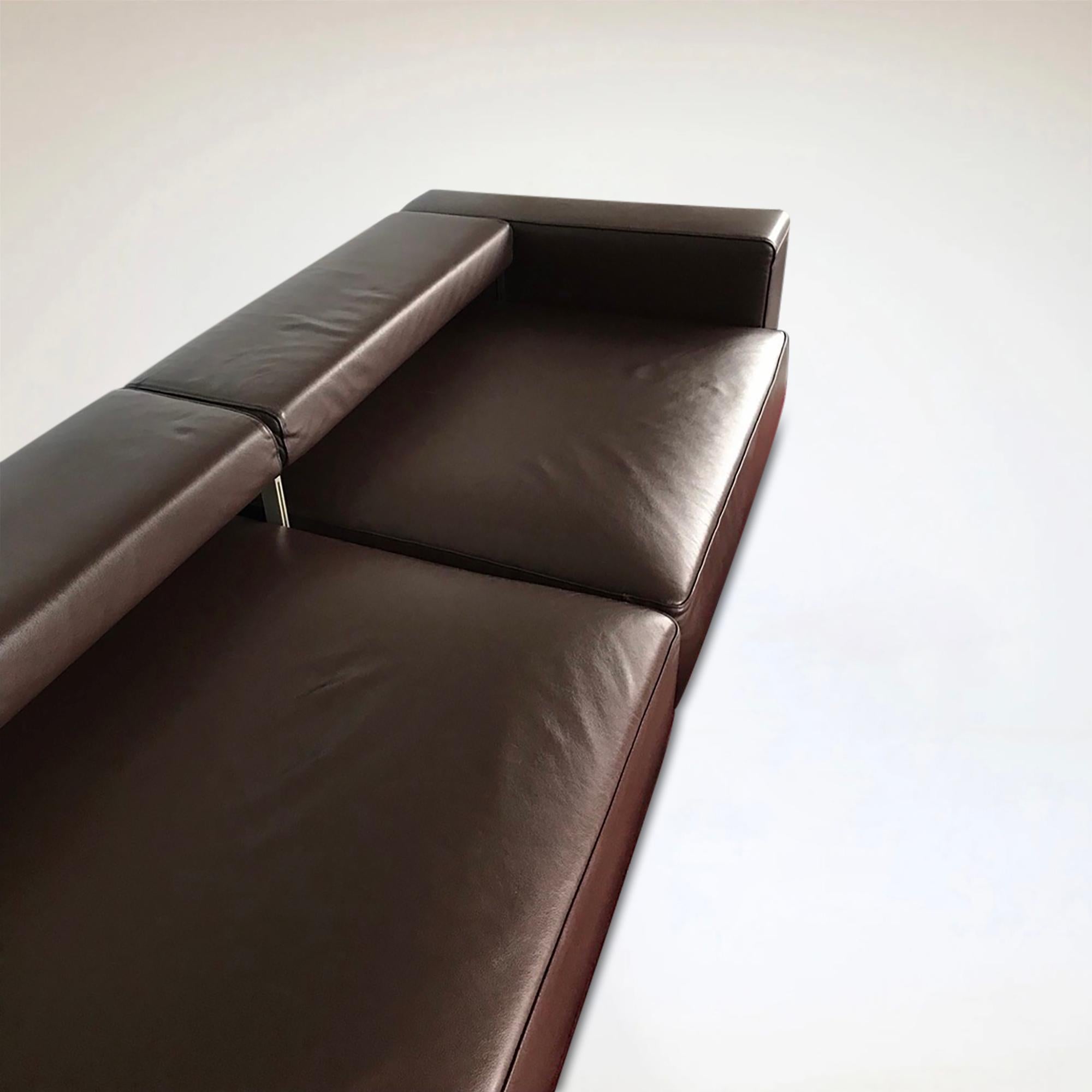 Modern Leather Andy Sofa 292AD by Paolo Piva for B&B Italia 2013