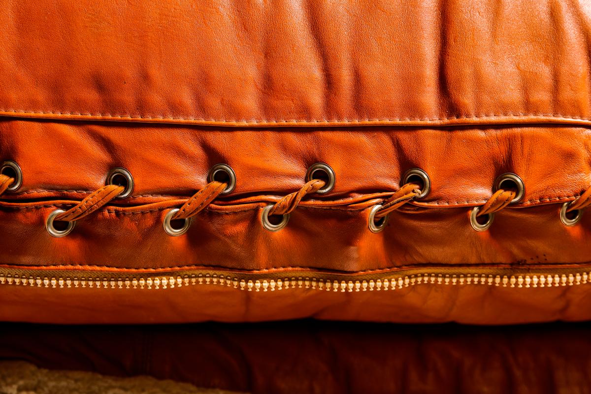 Leather Anfibio Sofa Bed by Alessandro Becchi for Giovannetti Collezioni, 1971 8