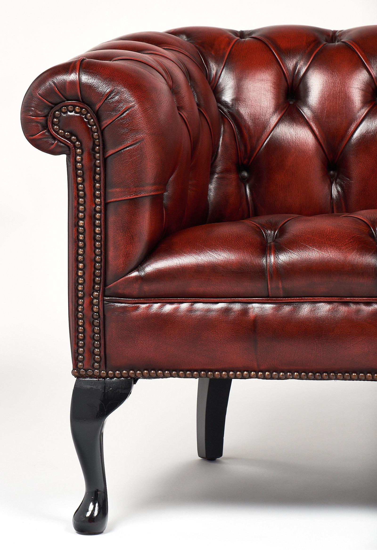 vintage chesterfield loveseat