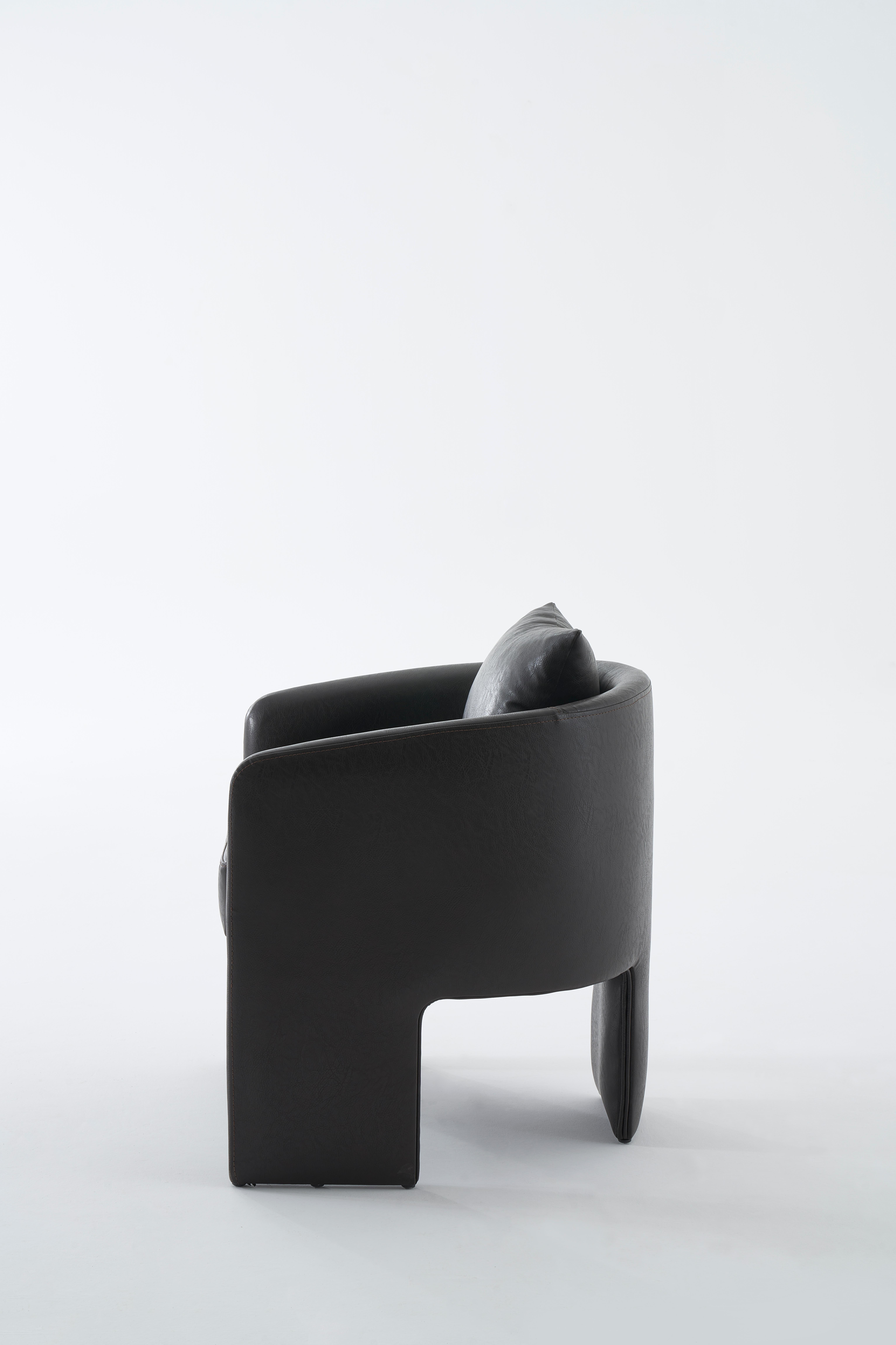 Leather Arm Chair, Wide Armchair, Large Armchair In New Condition For Sale In İnegöl, TR