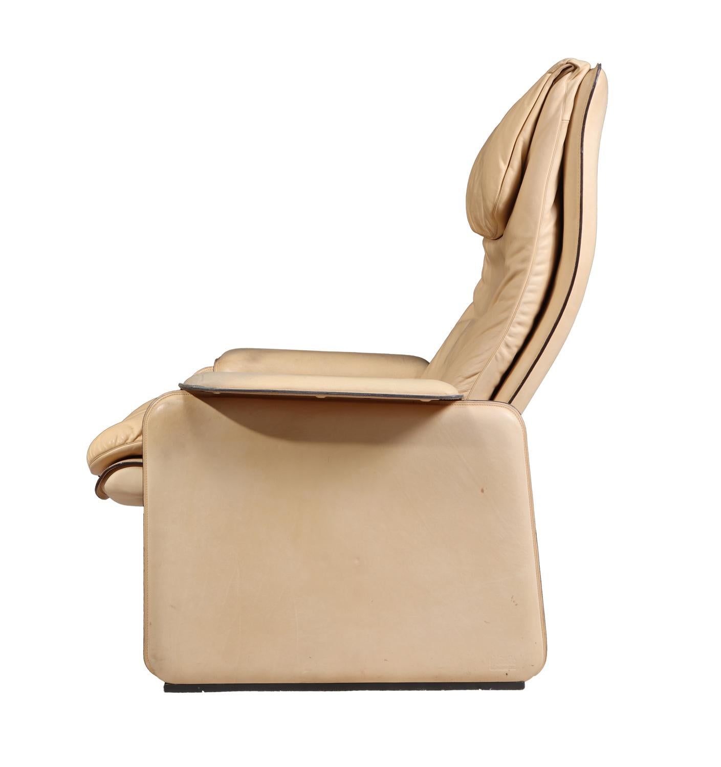 Late 20th Century Leather Armchair by De Sede, circa 1980 For Sale