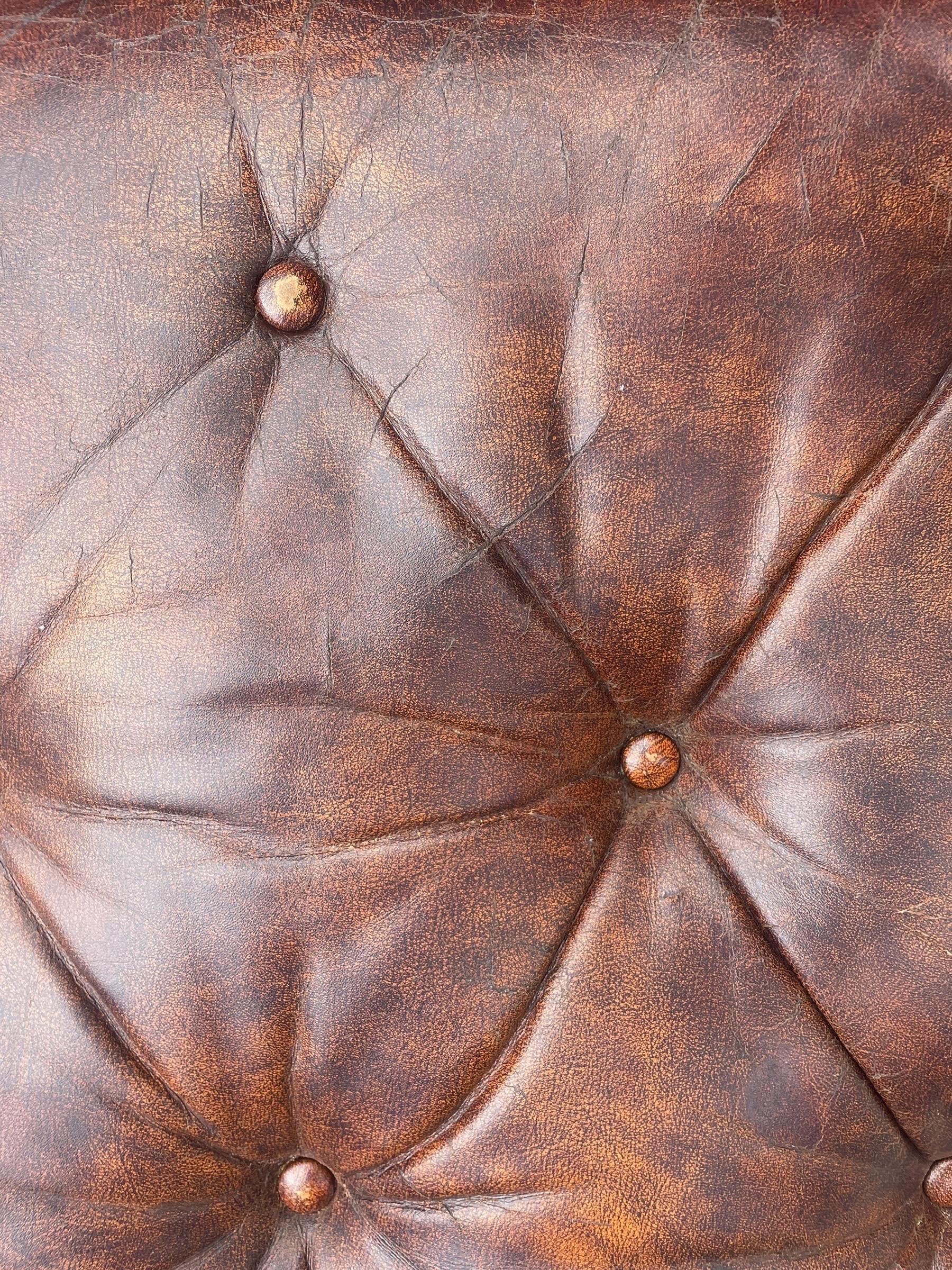 Leather Armchair Hancock and Moore Leather Club Chair With Ottoman 3