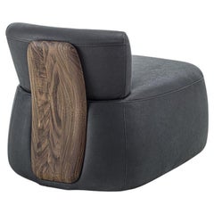 Leather armchair Riva 1920 Passo Design Ronald Sasson
