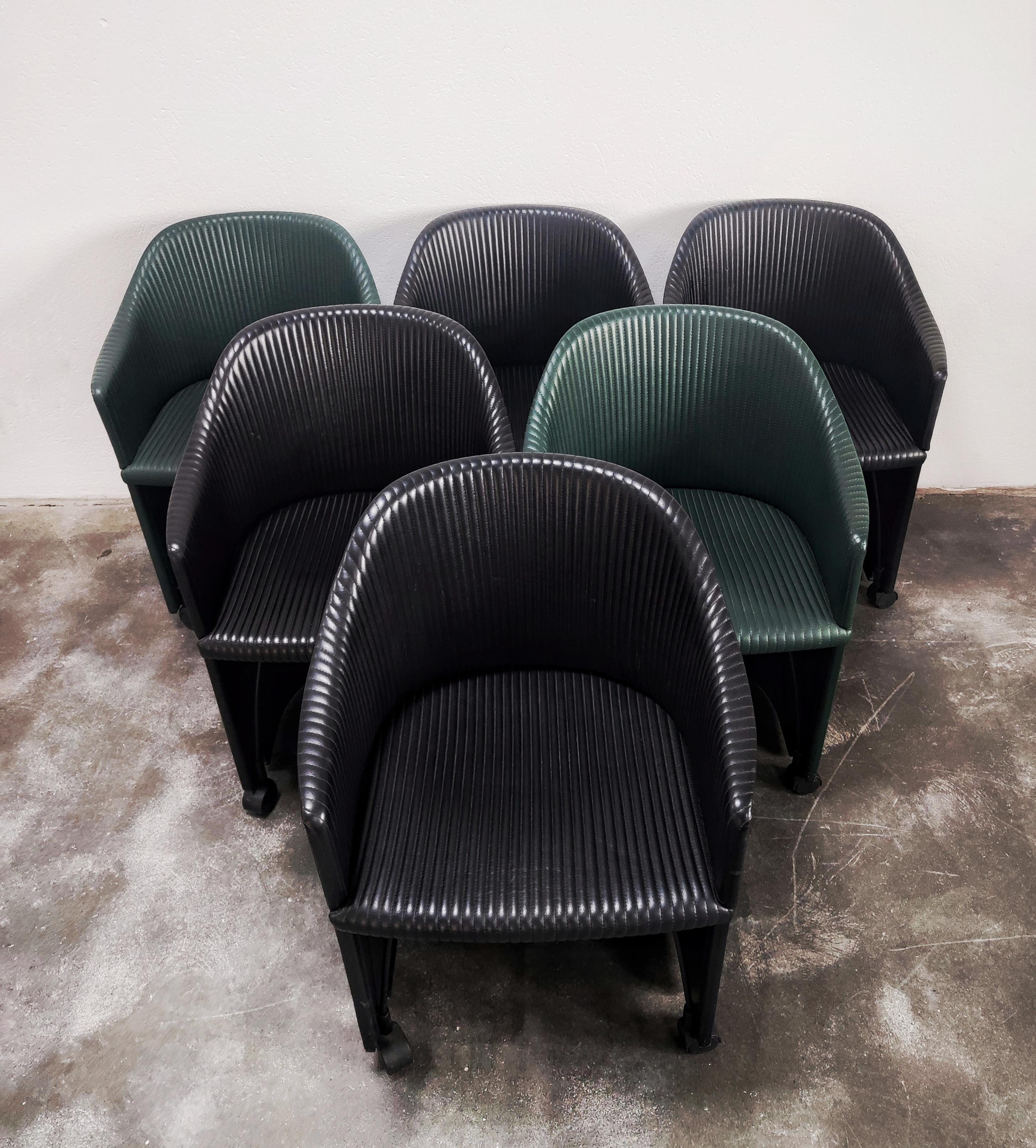 Leather Armchairs by Afra & Tobia Scarpa for Maxalto, Artona Model 8552, Italy For Sale 8