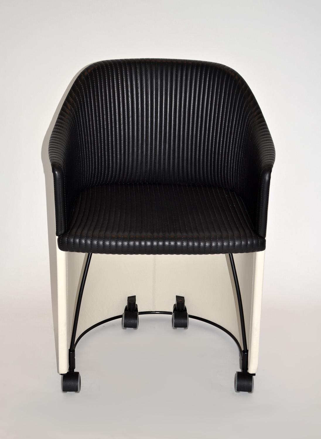 Fauteuils en cuir Afra & Tobia Scarpa pour Maxalto, Artona Modèle 8552, Italie Bon état - En vente à Fort Lauderdale, FL