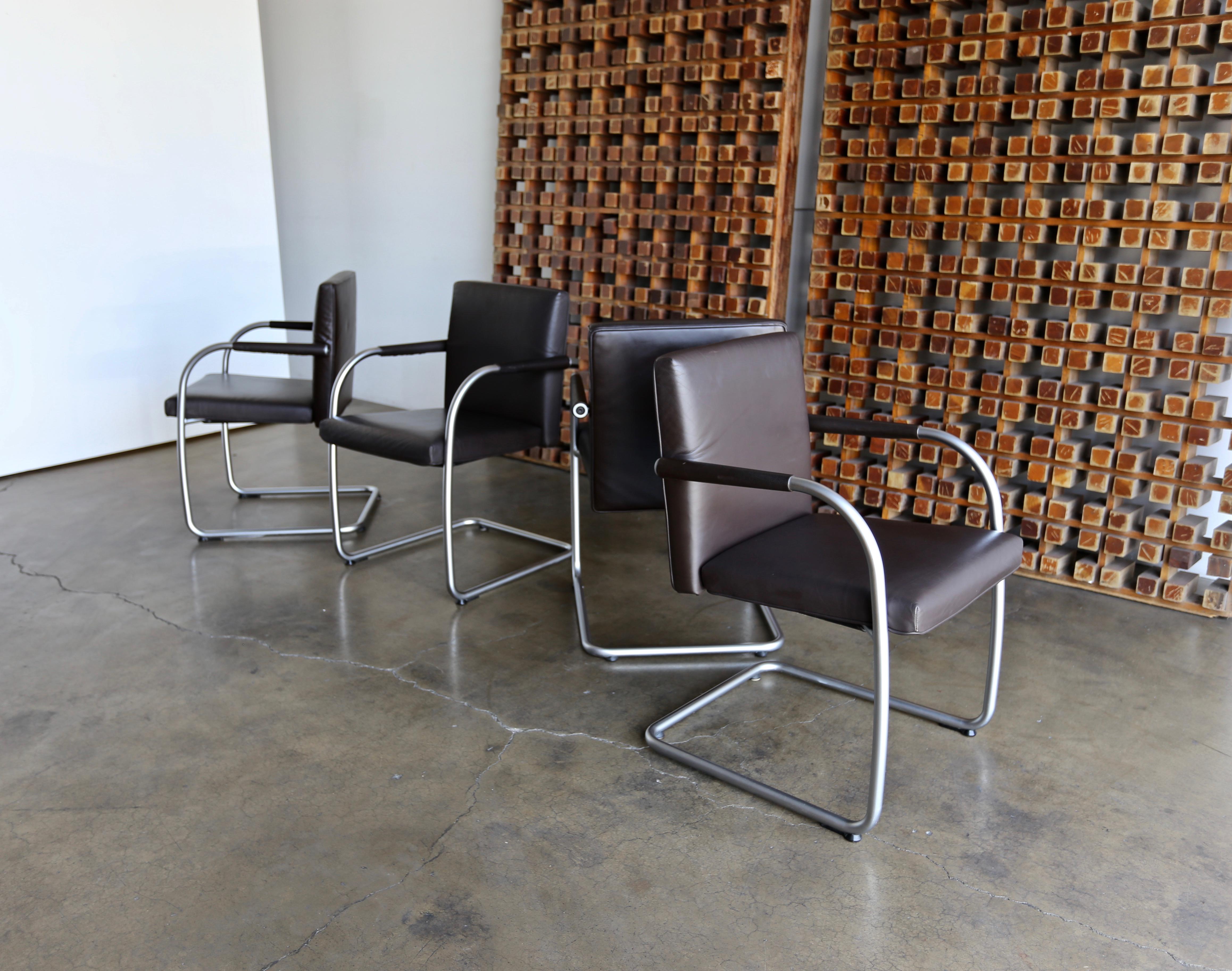 20th Century Leather Armchairs by Antonio Citterio & Glen Oliver Low for Vitra