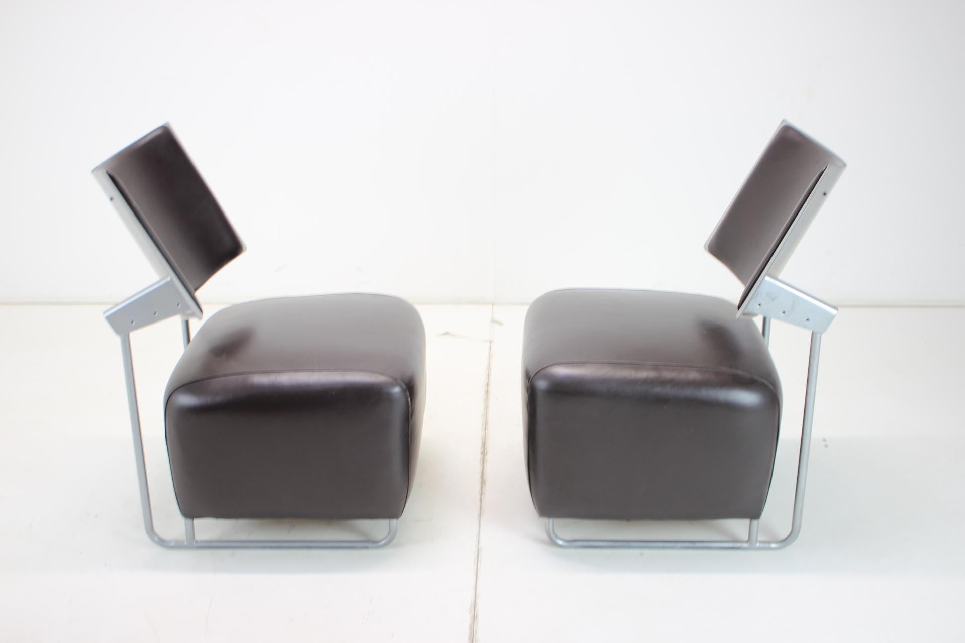 Leather Armchairs 