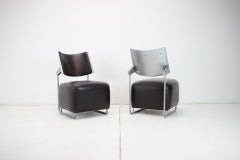Fauteuils en cuir Oskar de Harri Korho pour Inno, années 1990