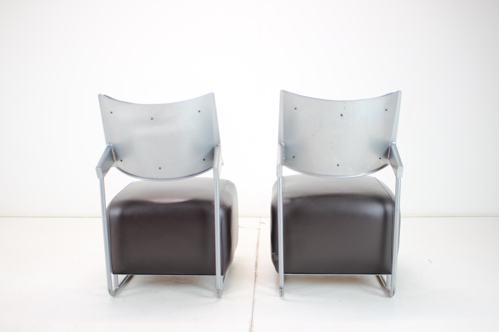 Leather Armchairs 