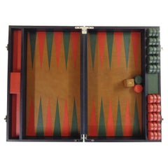 Leather Backgammon Set