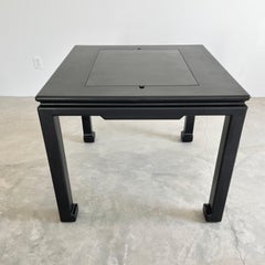Table de backgammon en cuir, années 1960, États-Unis