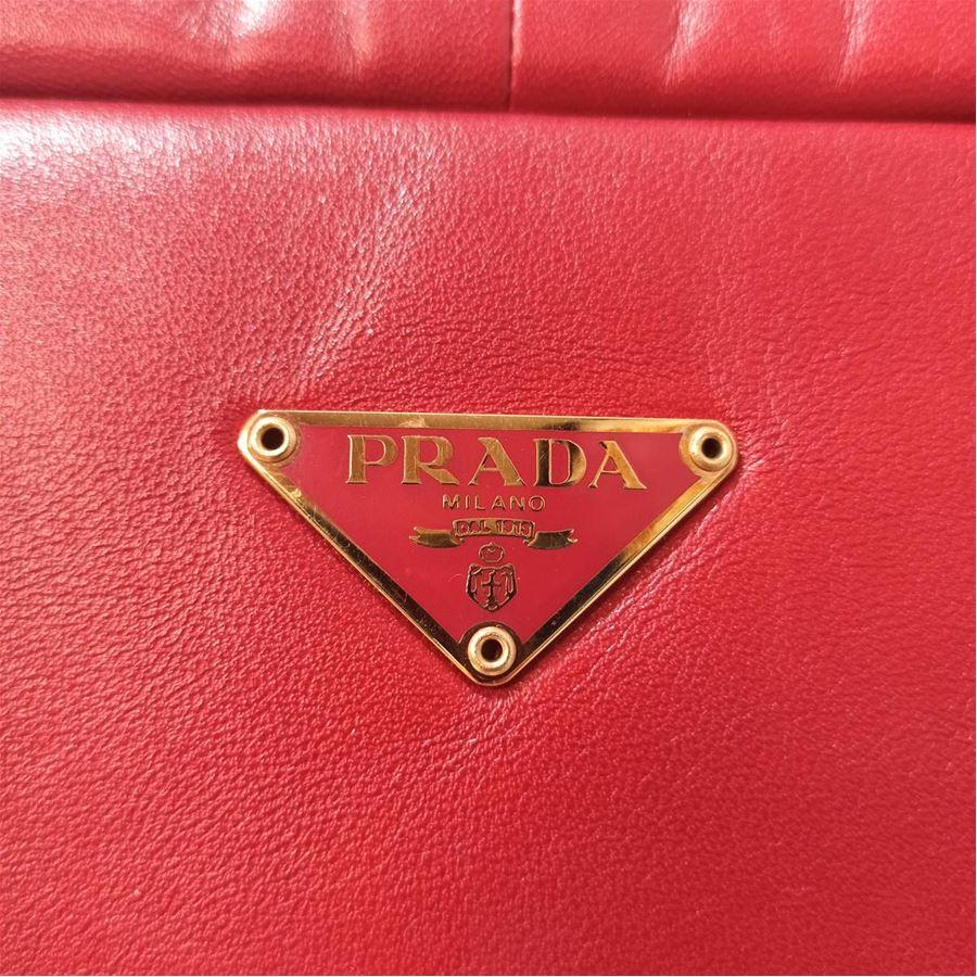 Prada Leather bag size Unique In Excellent Condition For Sale In Gazzaniga (BG), IT