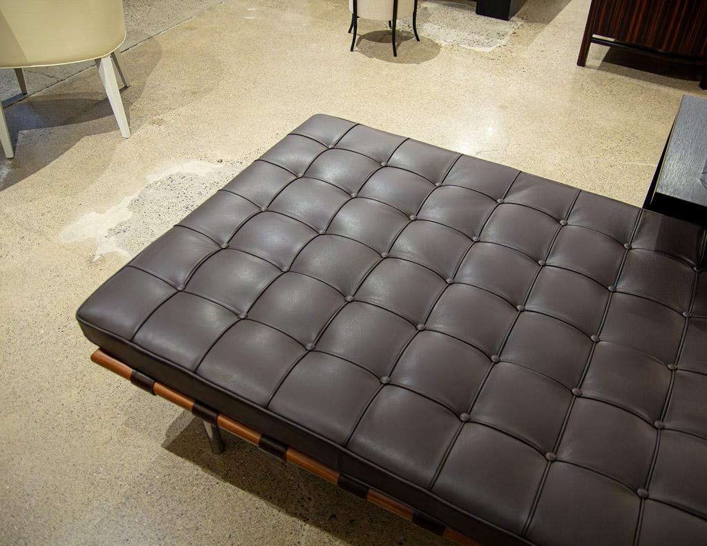 Letto da giorno Barcelona in pelle di Ludwig Mies van der Rohe Knoll Studio 11