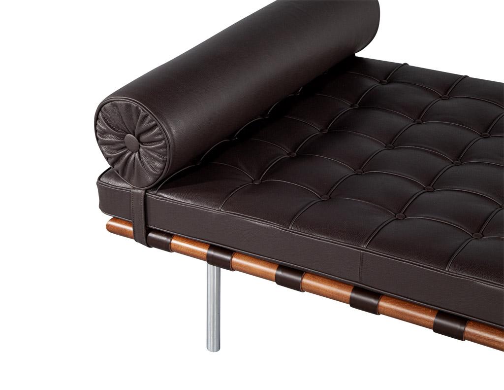 Letto da giorno Barcelona in pelle di Ludwig Mies van der Rohe Knoll Studio In condizioni ottime a North York, ON