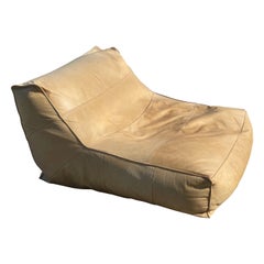 Leather Bean Bag Chair from Iddesign, Denmark, 1980's
