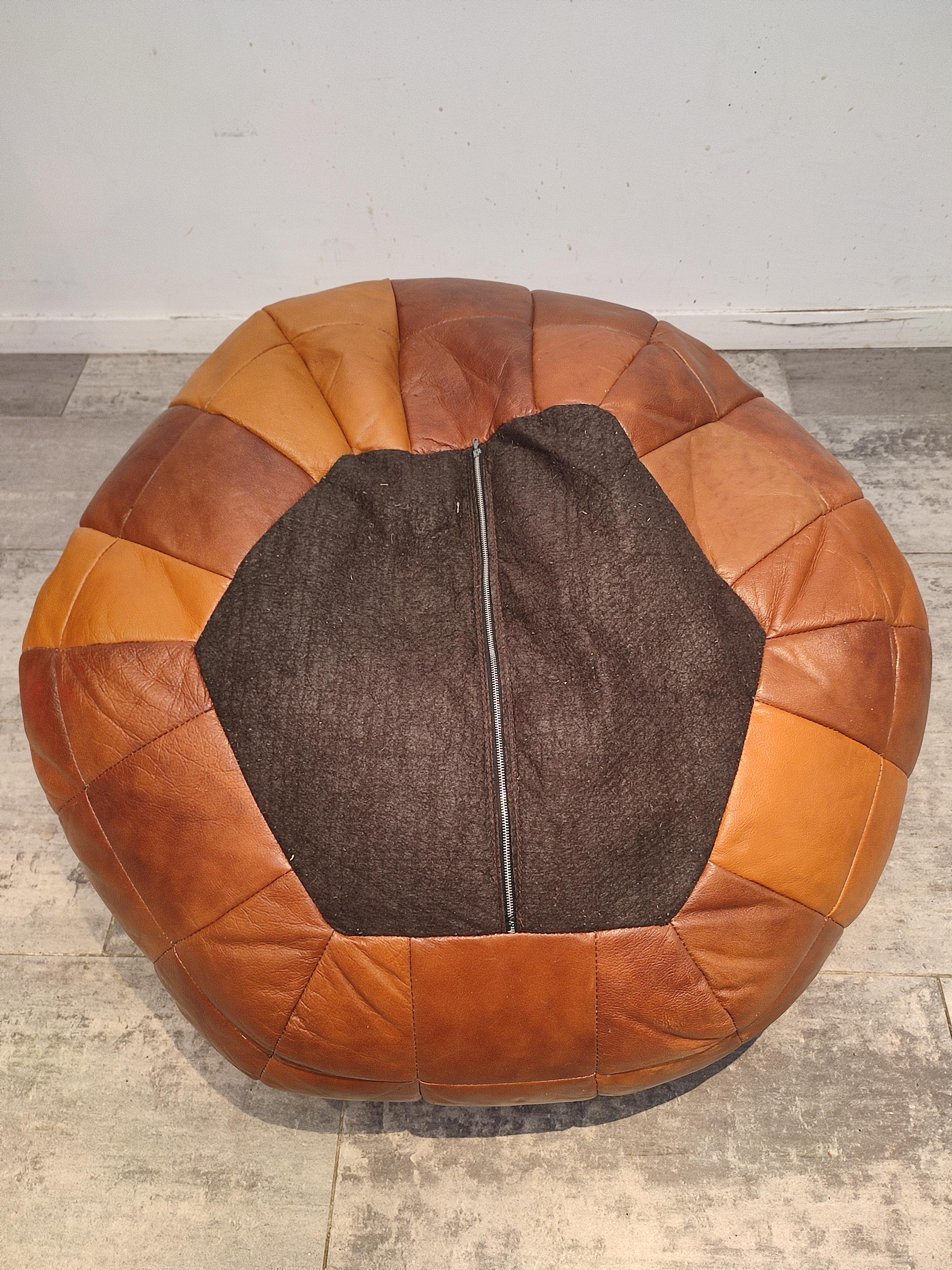 Late 20th Century Leather Bean Bag from De Sede, 1970s