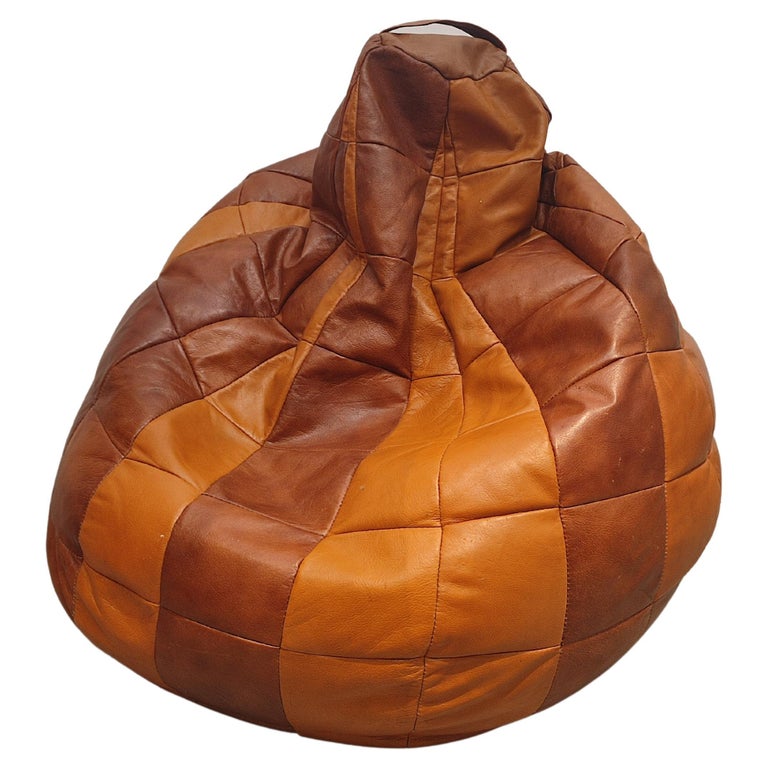Leather Bean Bag from De Sede, 1970s For Sale
