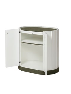 Leather Bedside Table Francesco Balzano for Giobagnara Novare Bedside Table