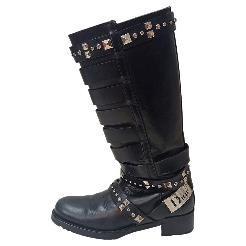 Bikers de cuero Dior talla 37