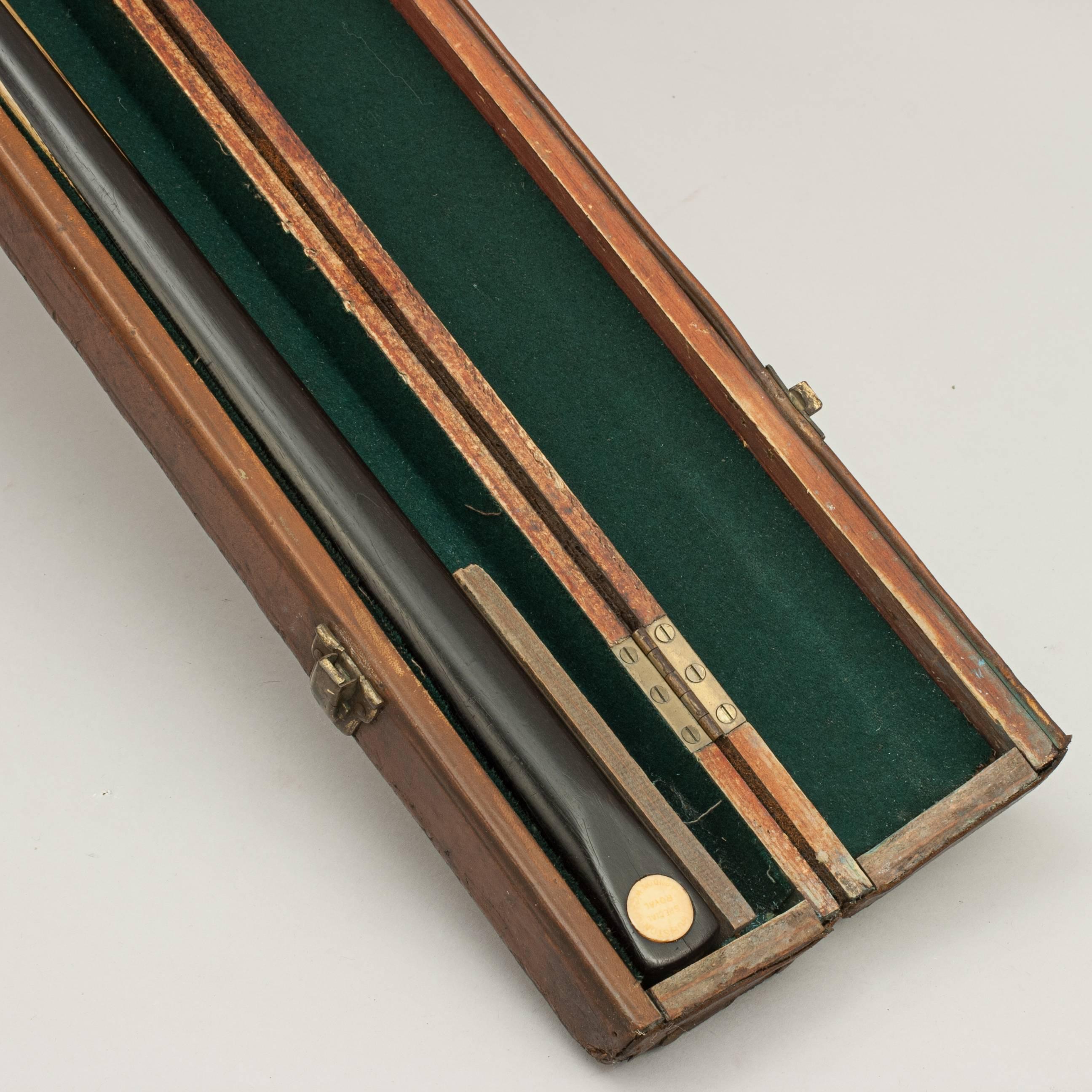 Leather Billiard, Snooker Cue Case In Good Condition In Oxfordshire, GB