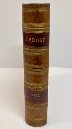 Leather Book Box - Ledger