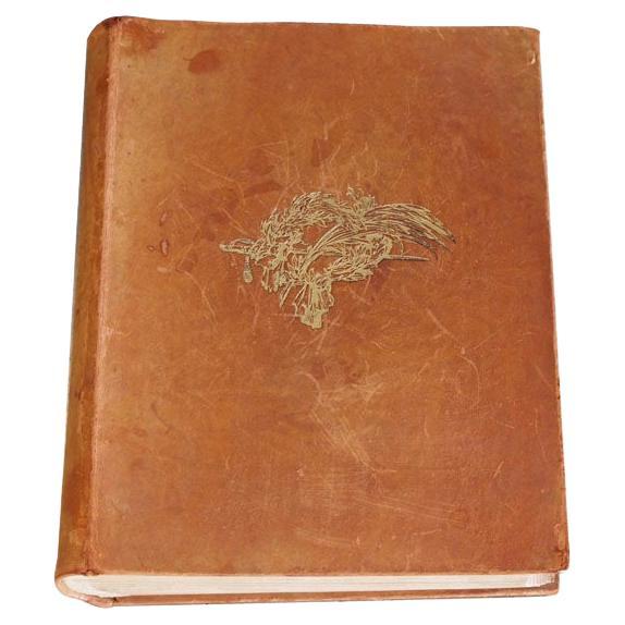Leather Book, French, Oversize