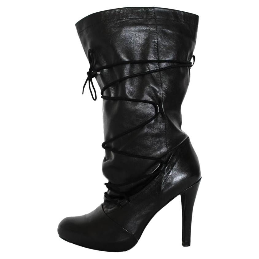 Giorgio Armani Leather boots size 39 For Sale