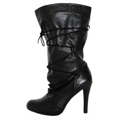 Giorgio Armani Leather boots size 39