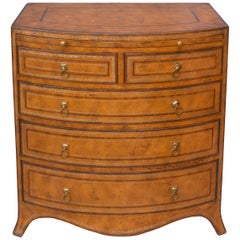 Leather Bound Bachelor’s Chest of Drawers