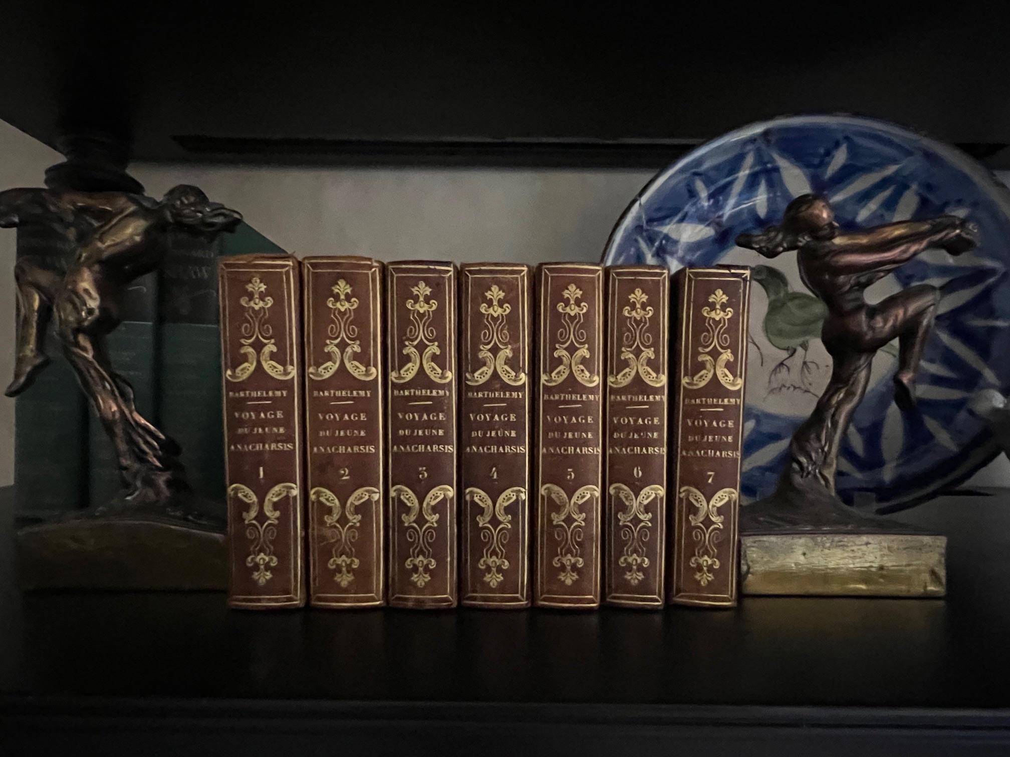  Une série de sept livres de Jean-Jacques Barthelemy intitulée 